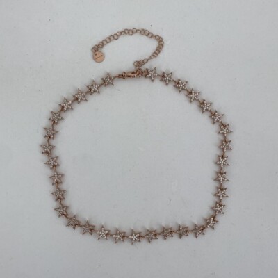 Latelita Star Necklace Rose Gold & Silver