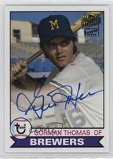 2019 Topps Archives Fan Favorite 1979 Design Gorman Thomas #FFA-GT Auto 0m5h