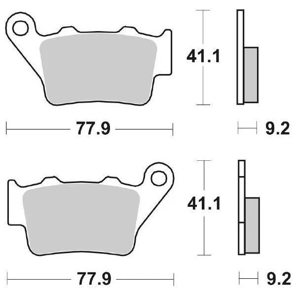 Plaquettes De Frein SBS 675HF FANTIC CABALLERO DELUXE 125 2021-2024