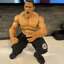 “2005 Jakks Pacific WWE Ring Giants John Cena 14” Figure Black Shorts Vintage