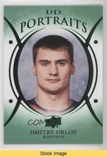 2018-19 Upper Deck UD Portraits Green Dmitry Orlov #P-14 READ a3q