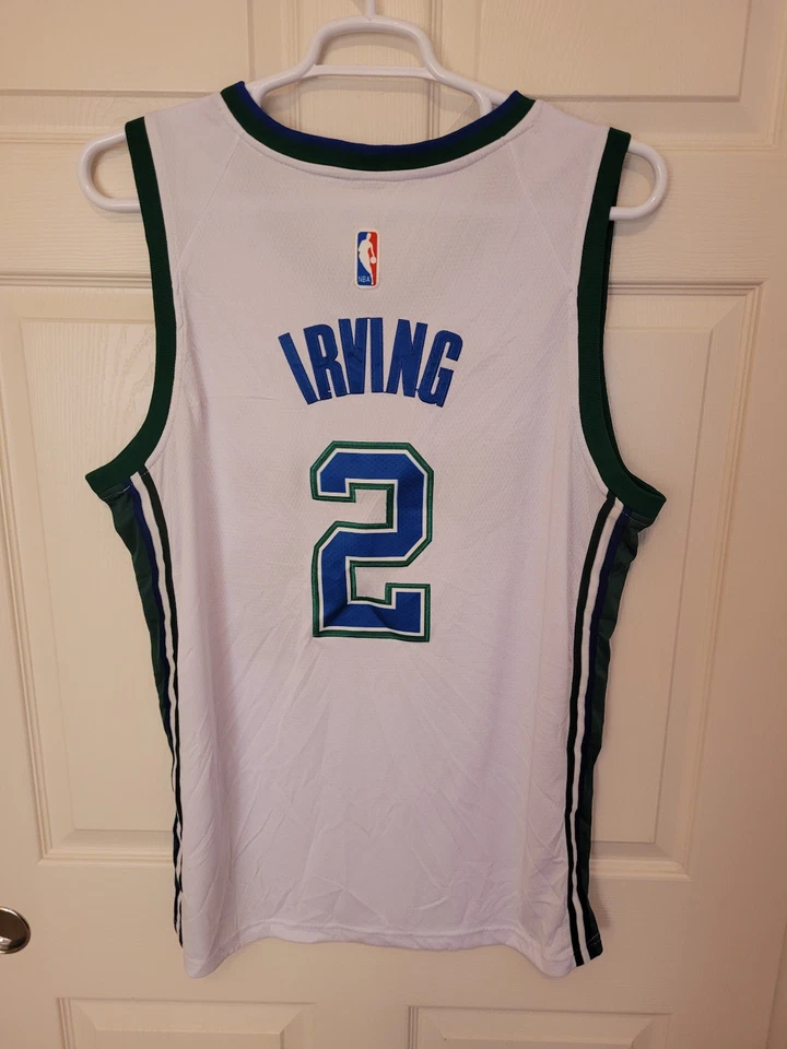 Kyrie Irving Dallas Mavericks Nike Connect Swingman White Jersey Size 52 XL - Image 2 of 4
