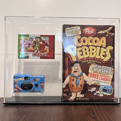 Rare Post COCOA PEBBLES  Big Barney Chase  Ad Campaign Kit
