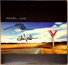 PEARL JAM EDDIE VEDDER HAND SIGNED AUTOGRAPHED YIELD VINYL ALBUM W/PROOF +C.O.A.