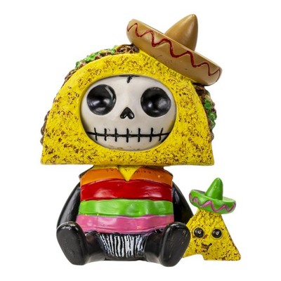 Furrybones Pancho The Taco King with Sombrero and Nachos Furry Bone Figurine