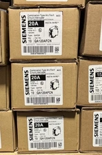 10 Siemens QA120AFCN 20A Arc Fault AFCI Breakers Plug-in Neutral. Brand New!