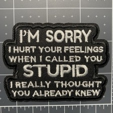 Funny Iron on Sew On Patch Applique FREE SHIPPING 