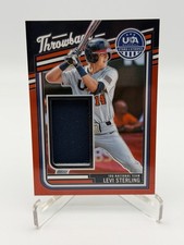 2026 Panini USA Stars & Stripes LEVI STERLING RED PRIZM GAME-USED RELIC /99