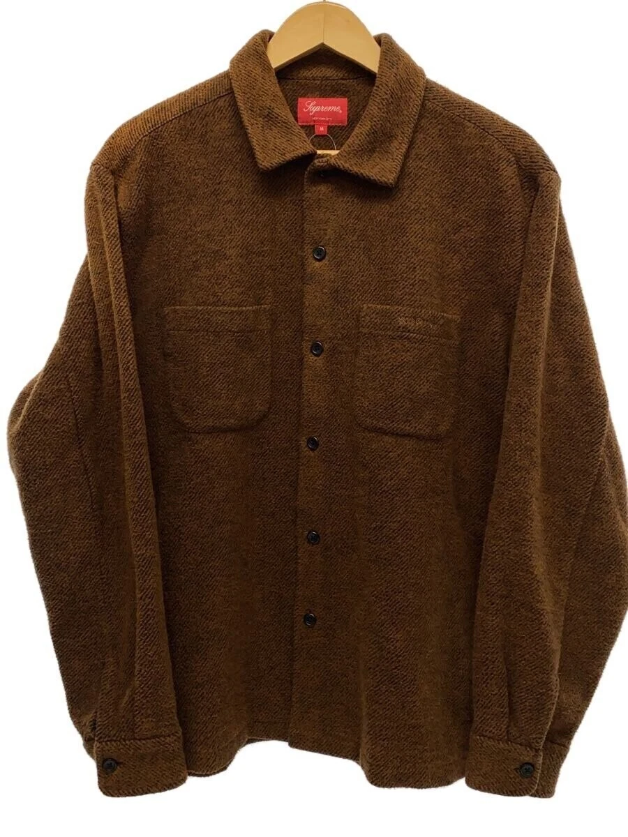 Chemise manches longues Supreme/M/Coton/Brw/