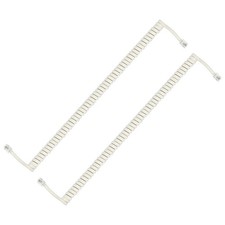 2 Pack 5.9 Feet Coiled 0.98 Feet Phone Cord for Landline, Creamy