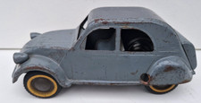 Citroën 2CV JRD jouet ancien en tôle époque CIJ Vébé Joustra