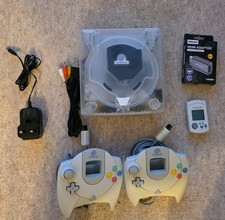 GD-EMU Sega Dreamcast Console Crystal, New LED & Battery , 256Gb, DreamPSU, HDMI