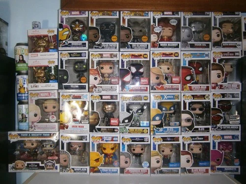 32pc Marvel Funko lot; Chases, exclusives, etc.