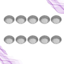 10 PCS Formine Per Crostatine Stampo Torte Stampi Da Forno Muffa La Cottura