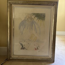 Salvadore Dali Ten Commandments Framed Print