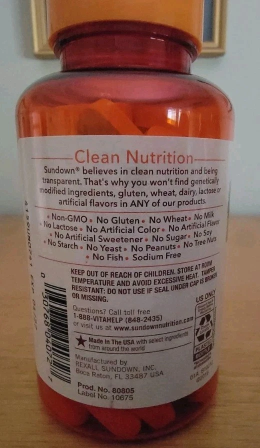 (1) Sundown Vitamina C 1000 mg Comprimidos 133 Comprimidos.  04/2027 Foto 2 de 4