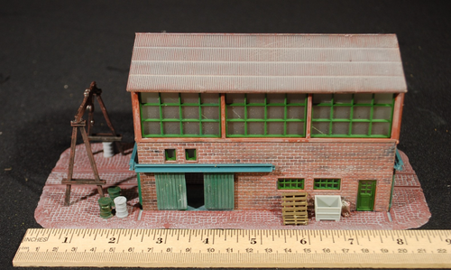 Estructura construida y pintada a escala 1:87 taller de reparación por AHM HO - Imagen 2 de 7