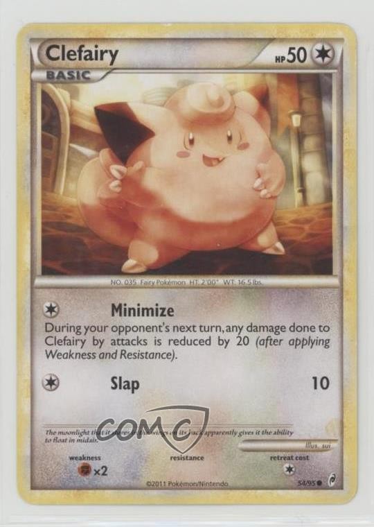 Clefairy Pokemon HeartGold & SoulSilver Call of Legends #54