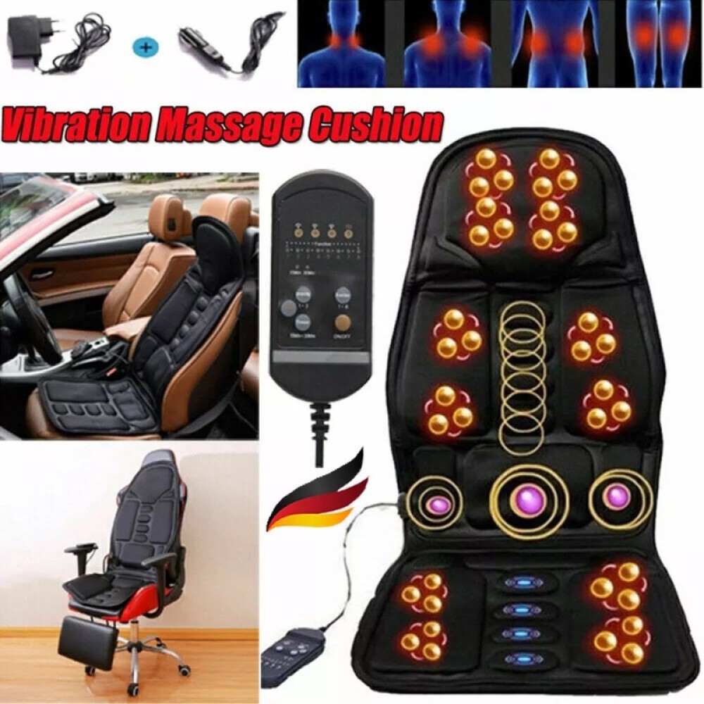 Massagesitzauflage Massagesitz Vibrations Rückenmassagegerät für Auto & Zuhause