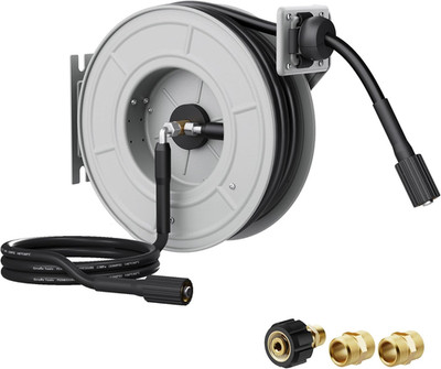 Giraffe Tools Pressure Washer Hose Reel 65Ft, Power Washer Hose Reel, Pressure W