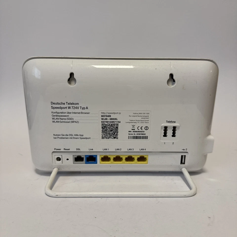 W-LAN Router Telekom Speedport W 724V Typ A - Bild 3 von 4