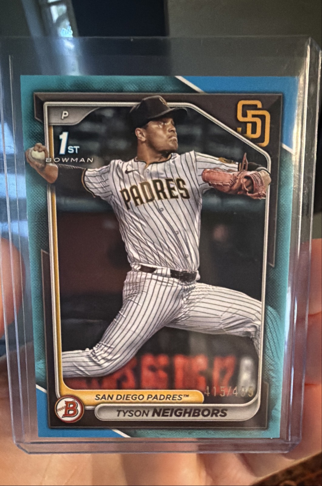 2024 Bowman Draft - Tyson Neighbors #BD-51 Sky Blue /499 (RC)
