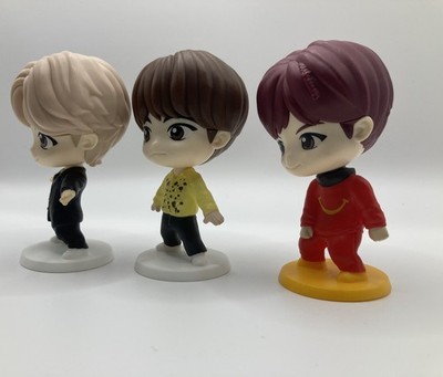 Lot Of 3 McDonald's Tinytan x BTS Encore Edition Happy Meal Toys.
