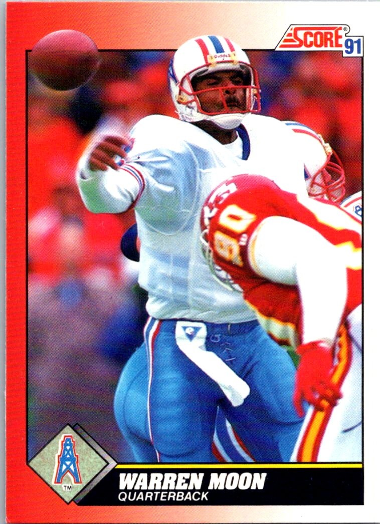 1991 Score #201 Warren Moon