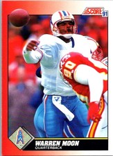1991 Score #201 Warren Moon