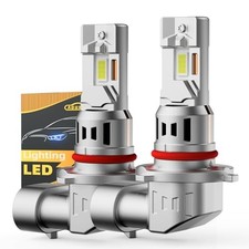 HB4 Light Bulbs,800 Brighter Light,6500K Cool White with Canbus Ready,1:1 9006