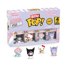Funko Bitty Pop! Hello Kitty - Kuromi - 4 Pack - 1/6 Odds for (Importación USA)