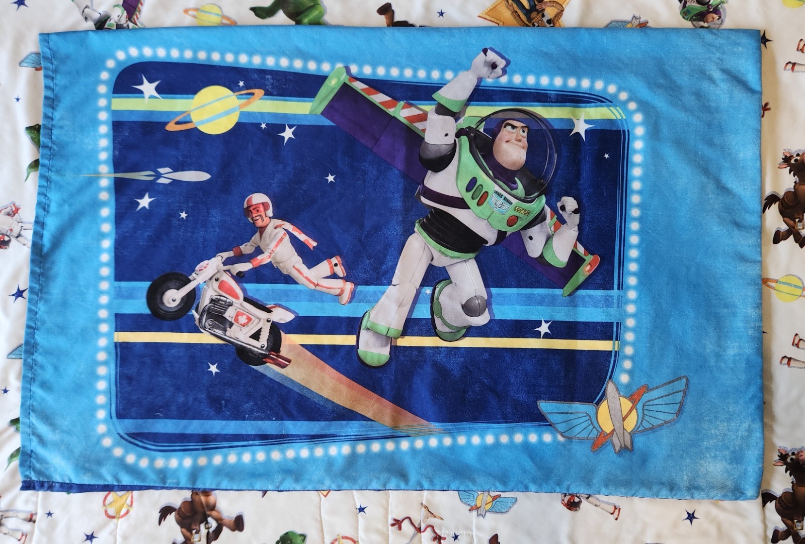 Disney Toy Story 4 - Trapuntino e federa standard Play Time per bambini foto 4