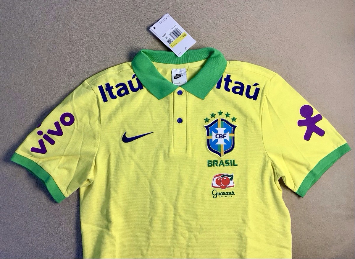 New, Rare! Men's Small Nike Brazil Player Polo Presentation/Press