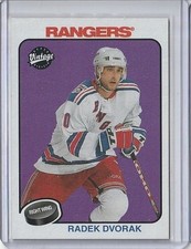2001-02 Upper Deck Vintage #171 Radek Dvorak New York Rangers