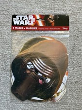 Disney Star Wars Party Masks 4 Assorted Styles w/ 8 Masks Total Fast Ship