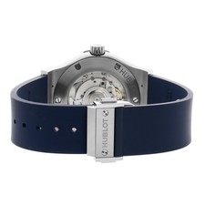Hublot Classic Fusion Titanium Auto 42mm Blue Dial Strap Watch 542.NX.7170.RX 4