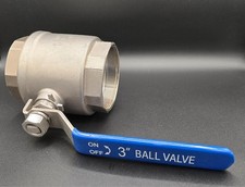 3 Inch Full Port Ball Valves 316 Stainless Steel NPT Female Thread Ball Valve
