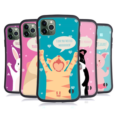 HEAD CASE DESIGNS TIERISCHE LIEBLINGE HYBRID HUELLE FÜR APPLE iPHONES HANDYS