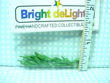 Miniature Greren Chil Peppers (12) #P028 Bright Delights 1/12th Scale Non-Edible