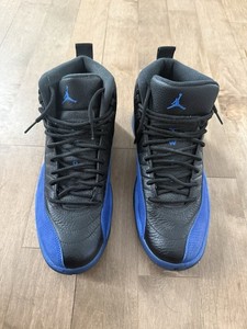 jordan 12 black and blue size 13