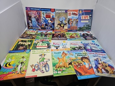 Lot of 65 Early Readers Children's Books Levels Pokemon Lego Disney