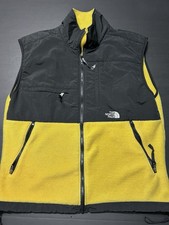 VINTAGE 90' NORTH FACE YELLOW FLEECE DENALI VEST SZ MEN'S LARGE