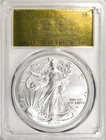 2023 SILVER EAGLE ~ FIRST STRIKE 1 0F 2023 ~ GOLD LABEL ~ PCGS MS70 ~ #179
