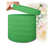 Stryofoam Round Floral Foam Blocks Lg Dry Floral Foam for Artificial 6PK, 9.84IN