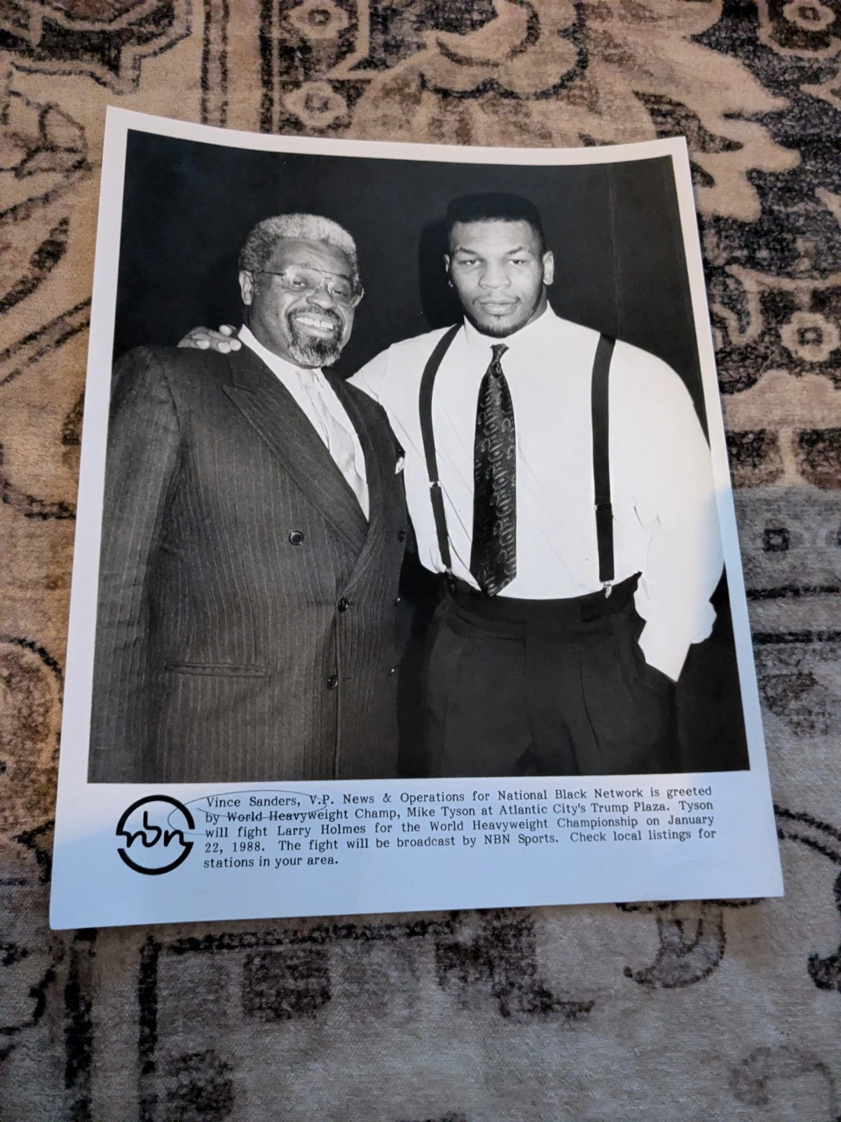 Mike Tyson ヴィンテージ 1988 プレス写真 - 画像1/5