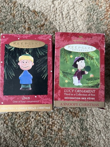 12 Hallmark Ornamente Peanut’s Charlie Brown Weihnachten 12 Stück Snoopy - Bild 6 von 19