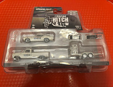 Greenlight Racing Hitch & Tow 1969 Ford F-100 Mustang Trailer Set 1:64