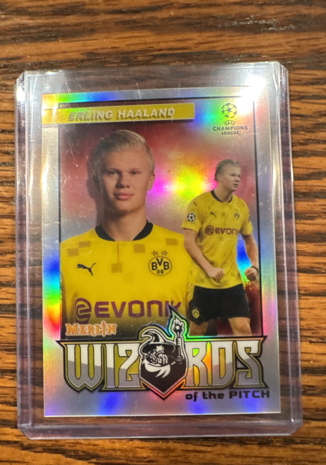 2020-21 Topps Merlin Collection Chrome UCL - Wizards of the Pitch Erling Haaland