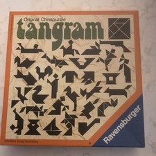 Vintage Tangram Ravensburger w Booklet Made W. Germany Chinese Puzzles 1976 CIB