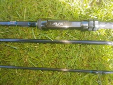 Harrison X1 2.75lb 9ft 3pc TRAVEL Carp Stalker Fishing rod Gloss smoke grey Alps